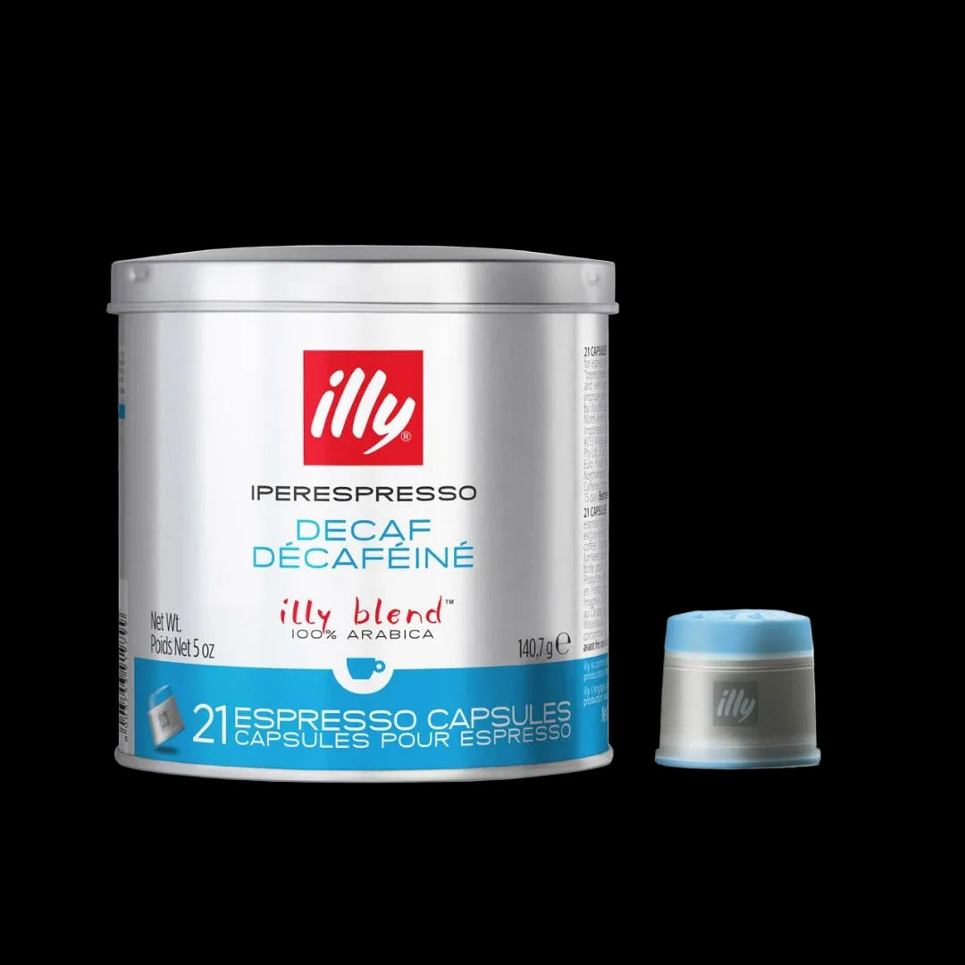 illy Coffee, Decaffeinated Coffee Capsules, Medium Roast, 100% Arabica, 21 Capsules