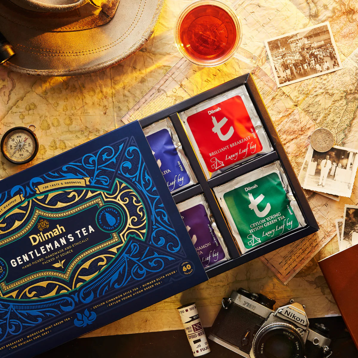 Gentleman’s Tea Variety Gift Pack-6×10 Individually Wrapped Tea Bags