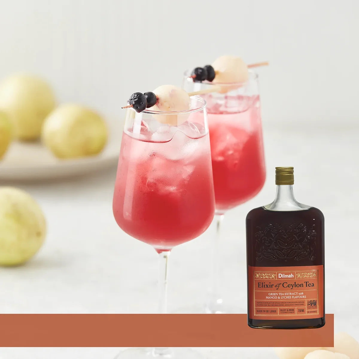 Dilmah Elixir of Ceylon Green Tea with Mango & Lychee