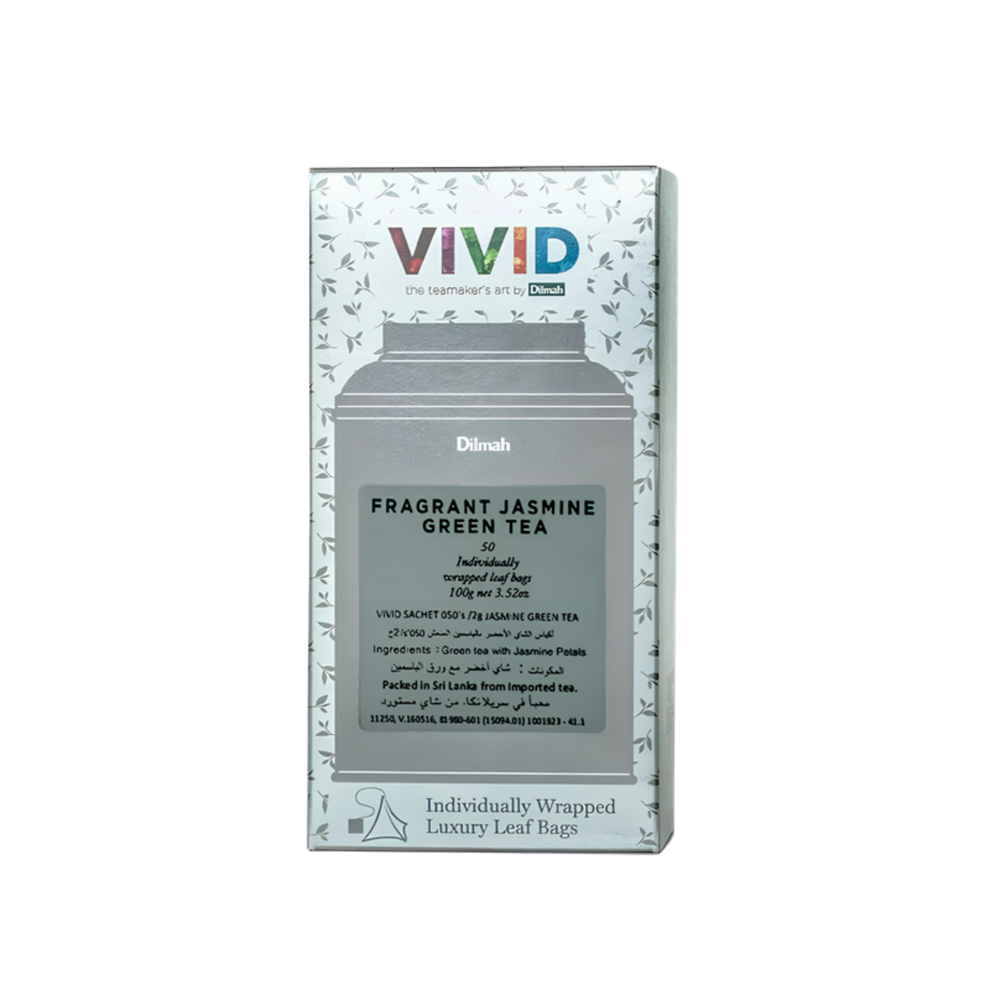 Dilmah Vivid Jasmine Green Tea – 50 Teabags