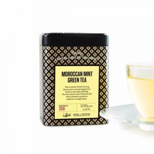 Dilmah Silver Jubilee Gourmet Moroccan Mint Green Tea – Loose Leaf