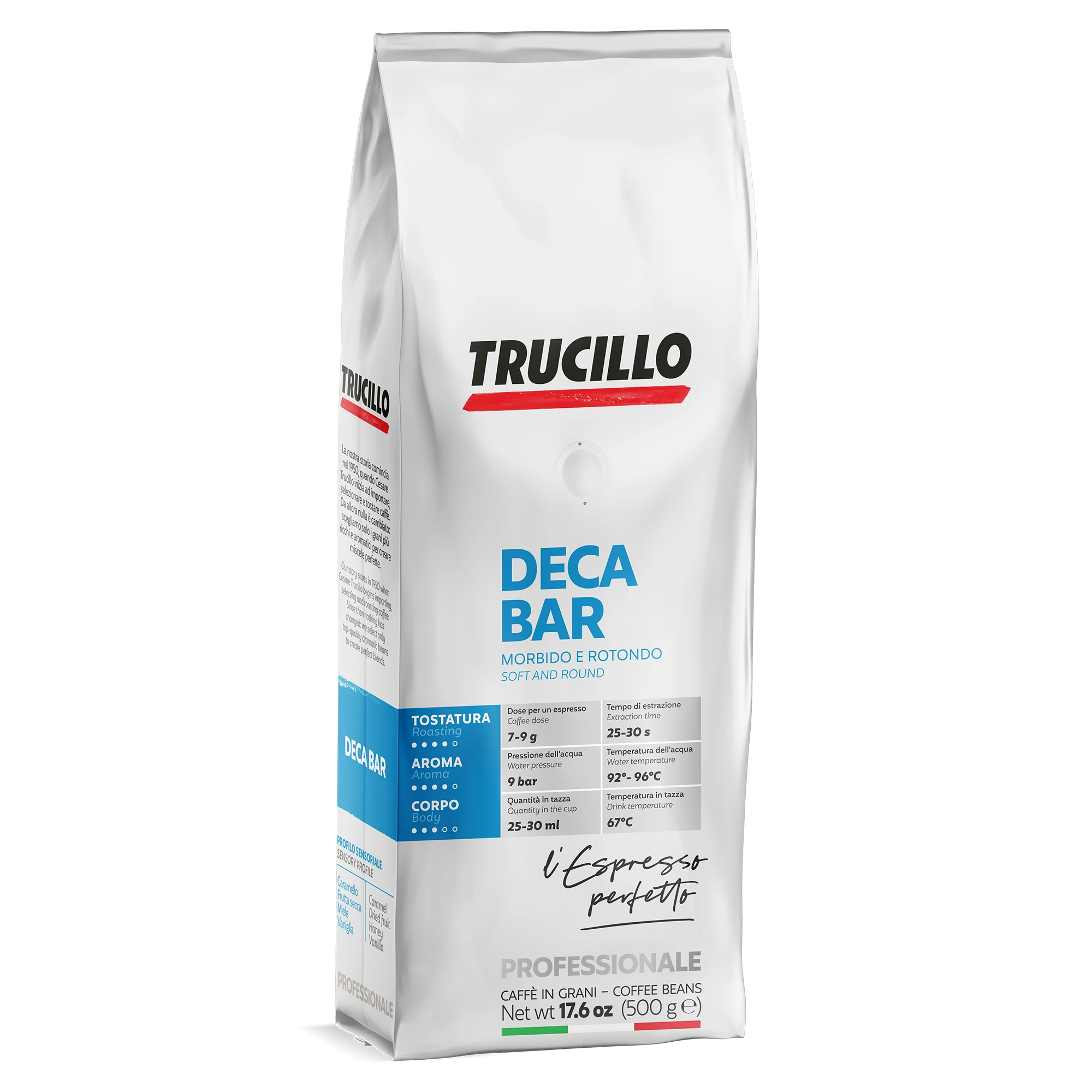 Caffè Trucillo Deca Bar Decaf Espresso Beans