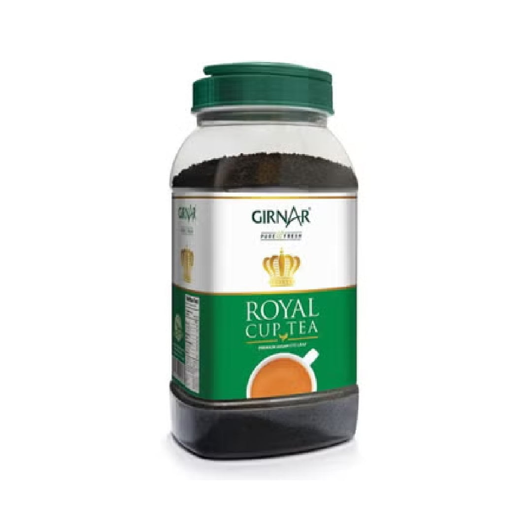 GIRNAR BLACK LOOSE TEA ROYAL CUP JAR (450GMS)