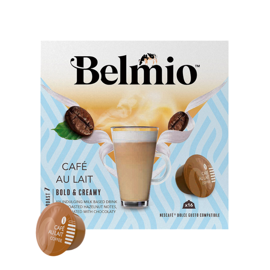 Belmio Café au Lait for Dolce Gusto - 16 Aluminum Capsules