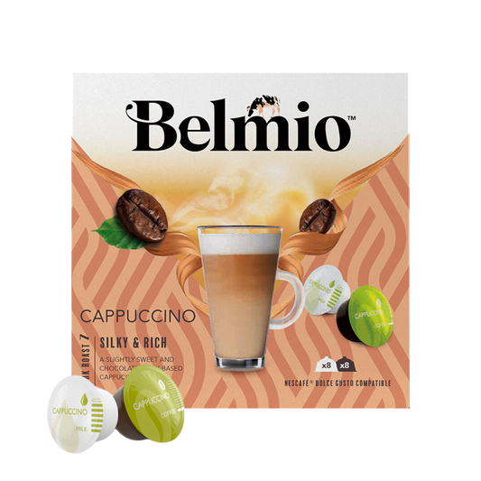 Belmio Cappuccino for Dolce Gusto - 16 Aluminum Capsules