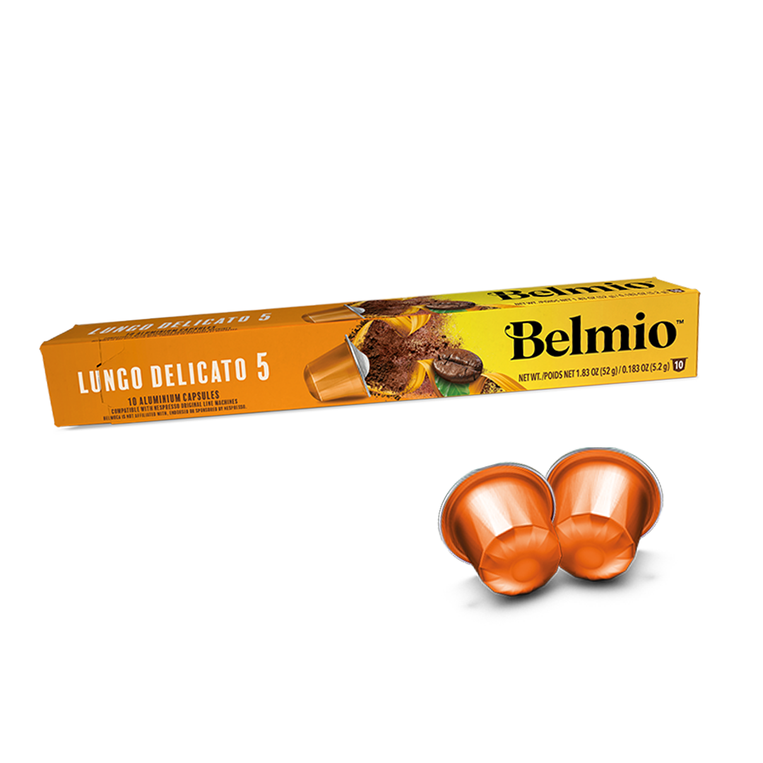 Belmio Lungo Delicato - 10 Aluminum Capsules