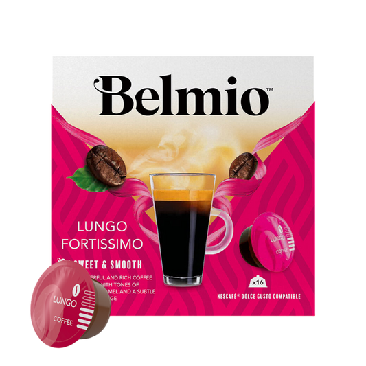 Belmio Dolce Gusto Lungo Fortissimo (intensity 8) - 16 Aluminum Capsules