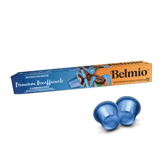 Belmio Premium Decaffeinato - 10 Aluminum Capsules