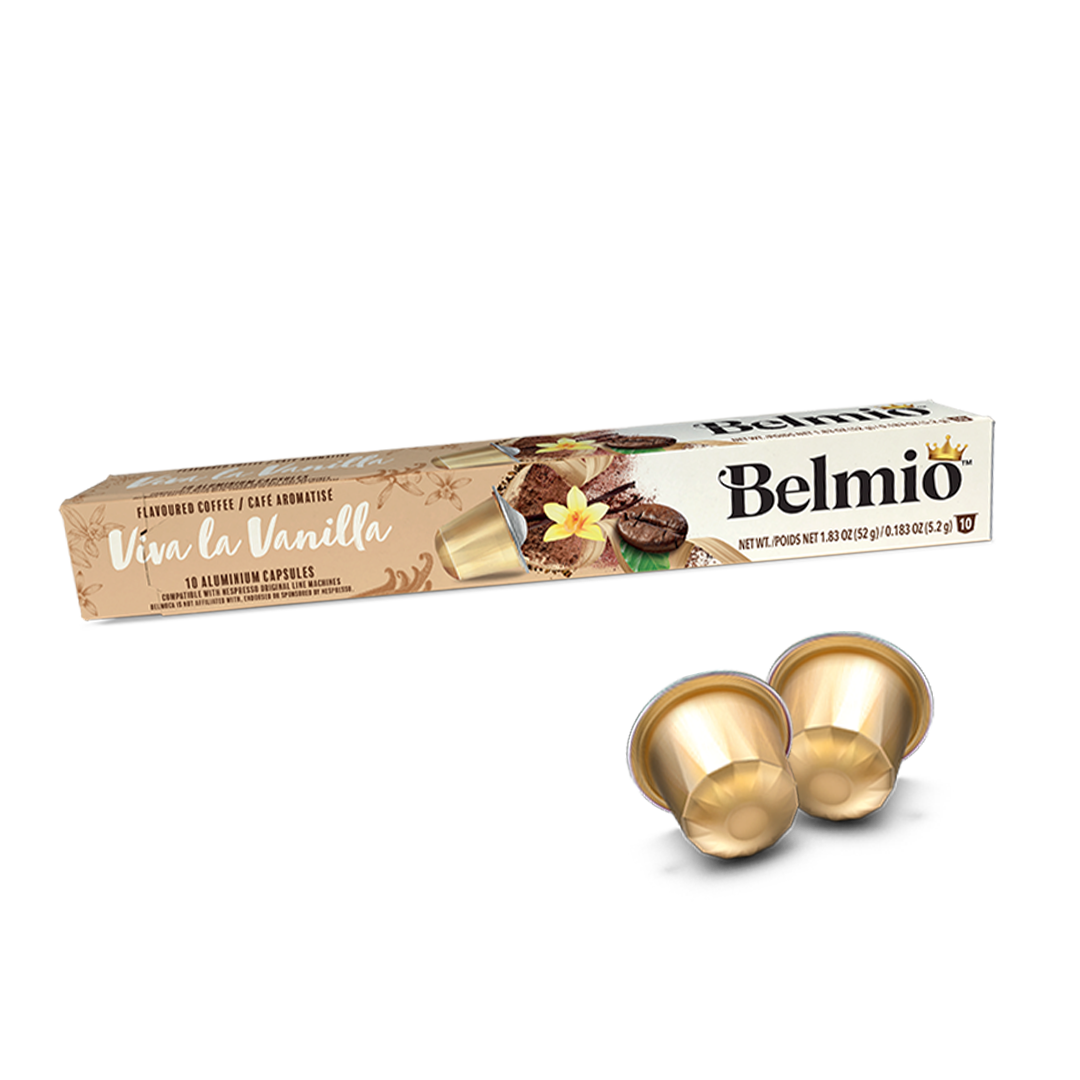 Belmio Viva la Vanilla - 10 Aluminum Capsules