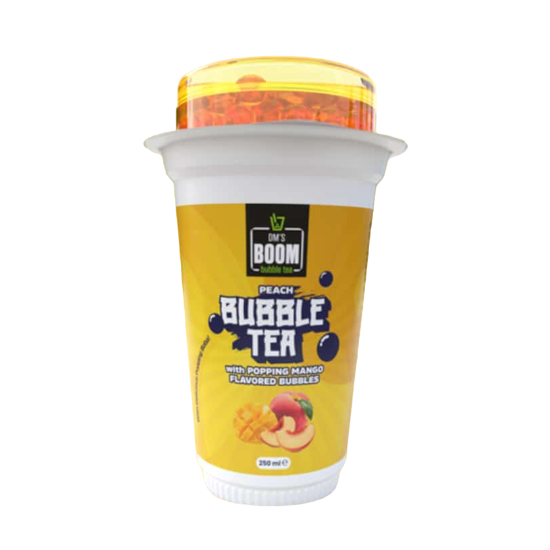 DM's Boom Peach Bubble Tea - 250ml