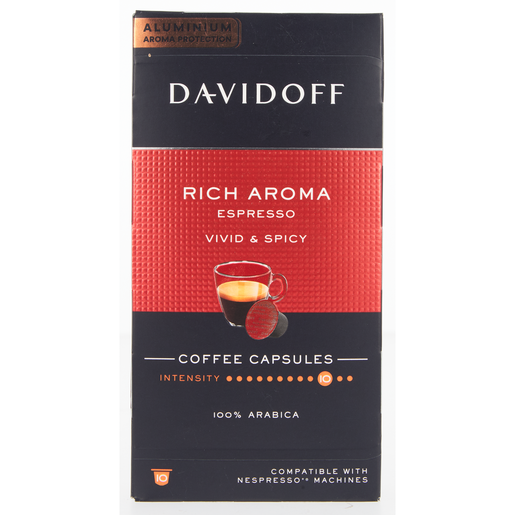 DAVIDOFF CAPSULES RICH AROMA 10'S CAPSULES