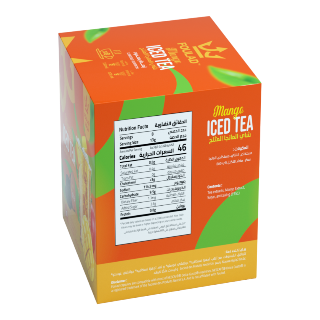 Foulad Iced Tea Mango - 8 Capsules