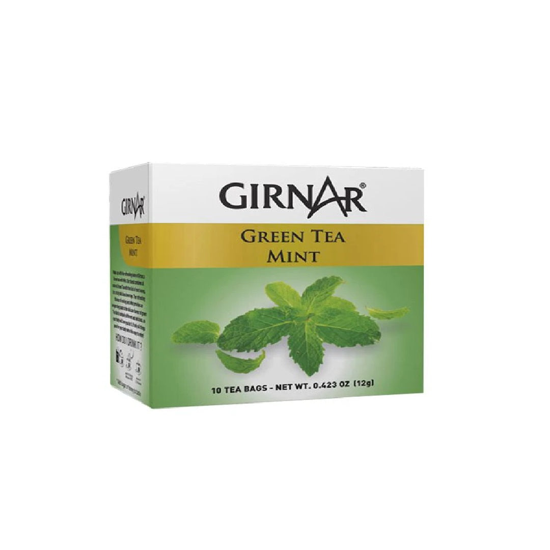 GIRNAR GREEN TEA WITH MINT BAGS (10BAGS)