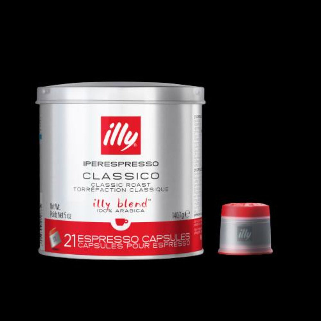 ILLY IPERESPRESSO COFFEE CAPSULES CLASSICO (MEDIUM ROAST)  - 21 Capsules