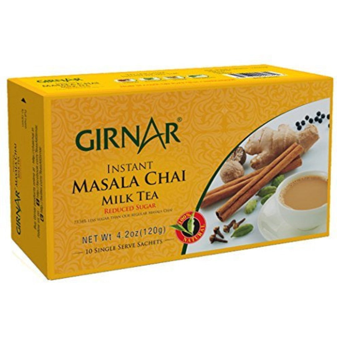 GIRNAR INSTANT MASALA CHAI LOW SUGAR (80GMS)