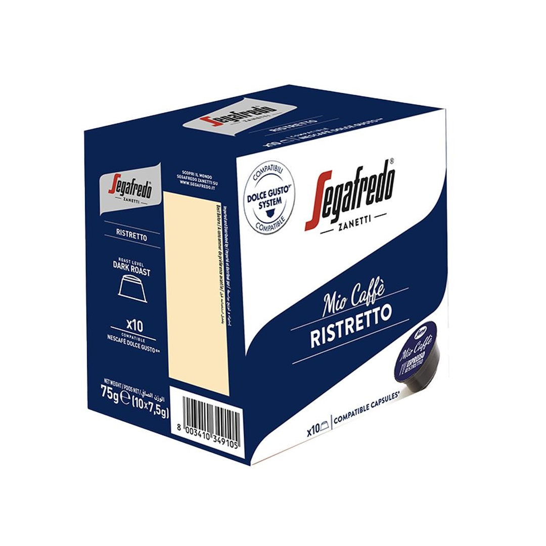 SEGAFREDO MIO CAFFE RISTRETTO CAPSULES (10X7.5GMS)