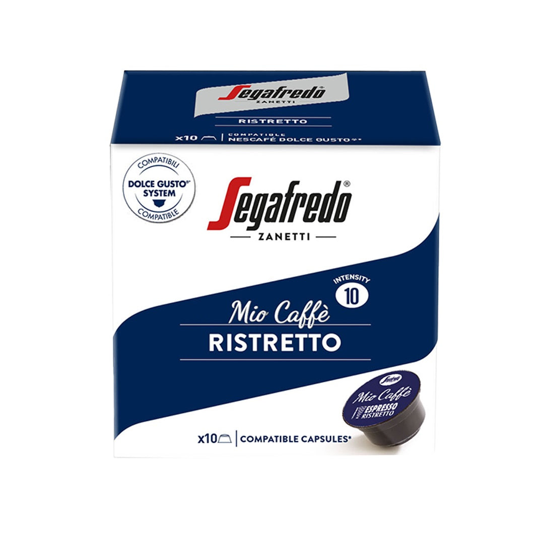 SEGAFREDO MIO CAFFE RISTRETTO CAPSULES (10X7.5GMS)