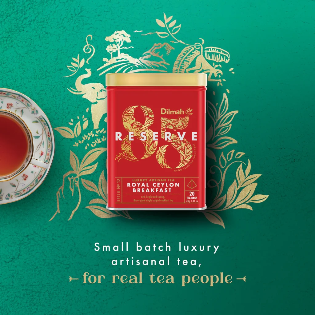 Dilmah 85 Reserve Royal Ceylon Breakfast Tea Tin Caddy