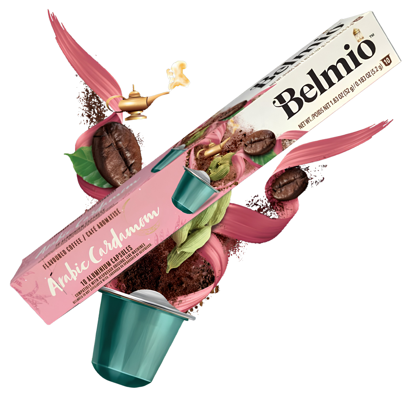 Belmio Cardamom flavor - 10 Aluminum Capsules