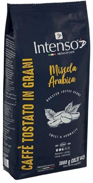 Intenso Miscela Arabica Roasted Coffee Beans - 1000G