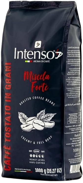 Intenso Miscela Forte Roasted Coffee Beans - 1000G