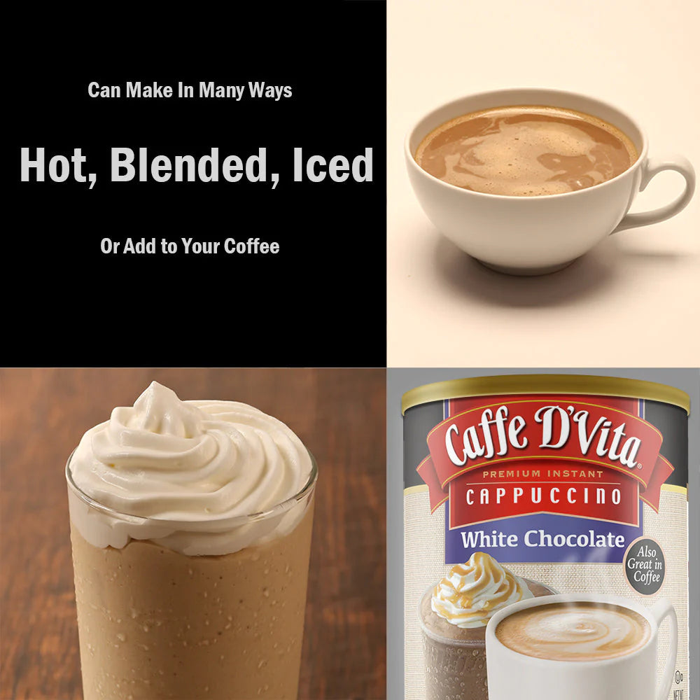 Caffe D’Vita White Chocolate Cappuccino 1lb