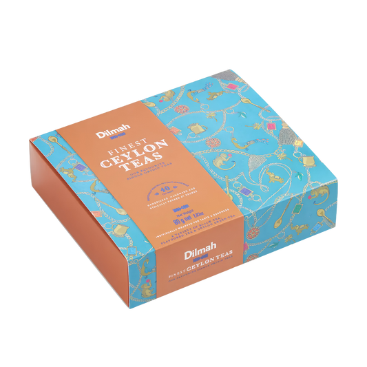 Dilmah Finest Ceylon Teas Variety Gift Pack-4×10 Individually Wrapped Tea Bags