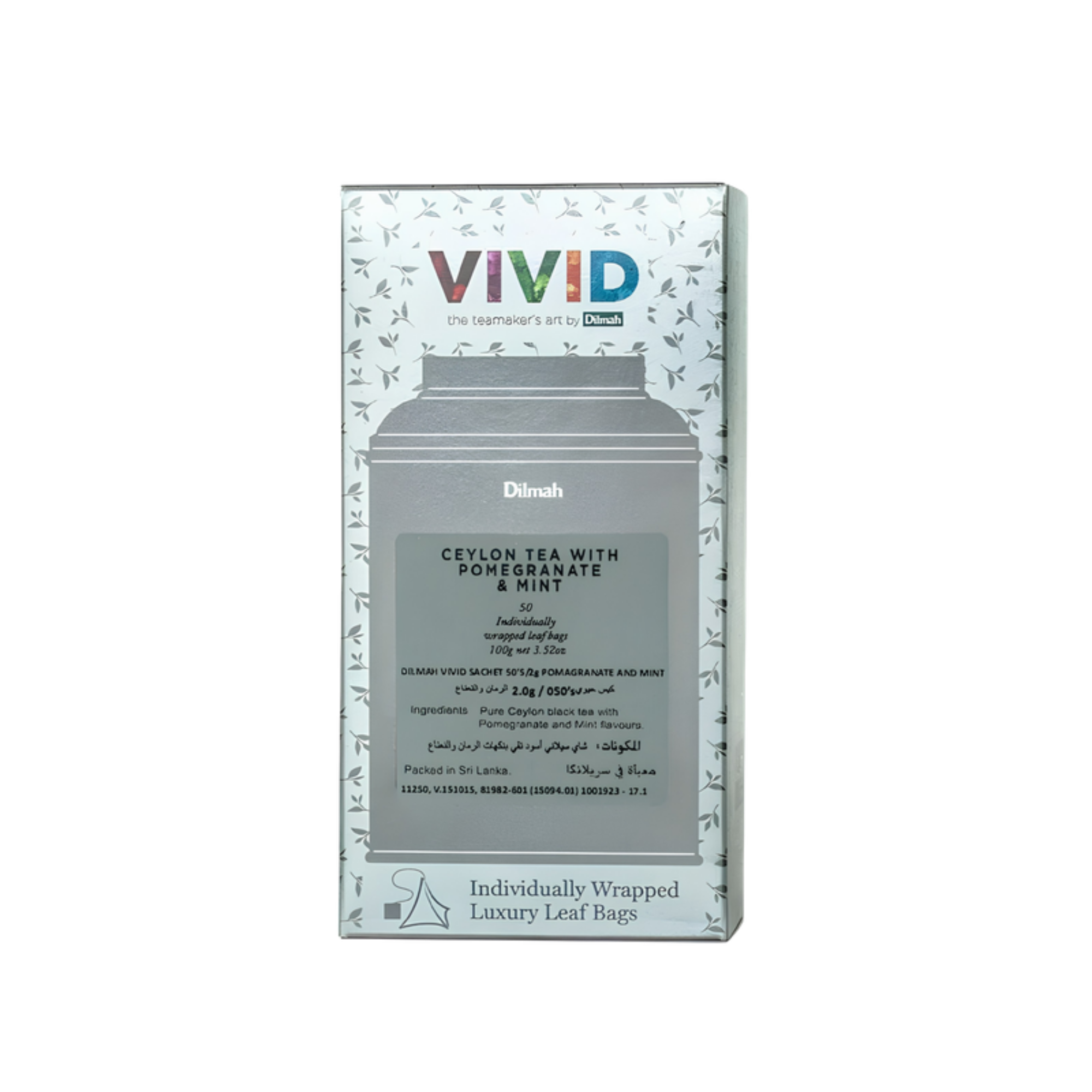 Dilmah Vivid Ceylon Tea with Pomegranate and Mint