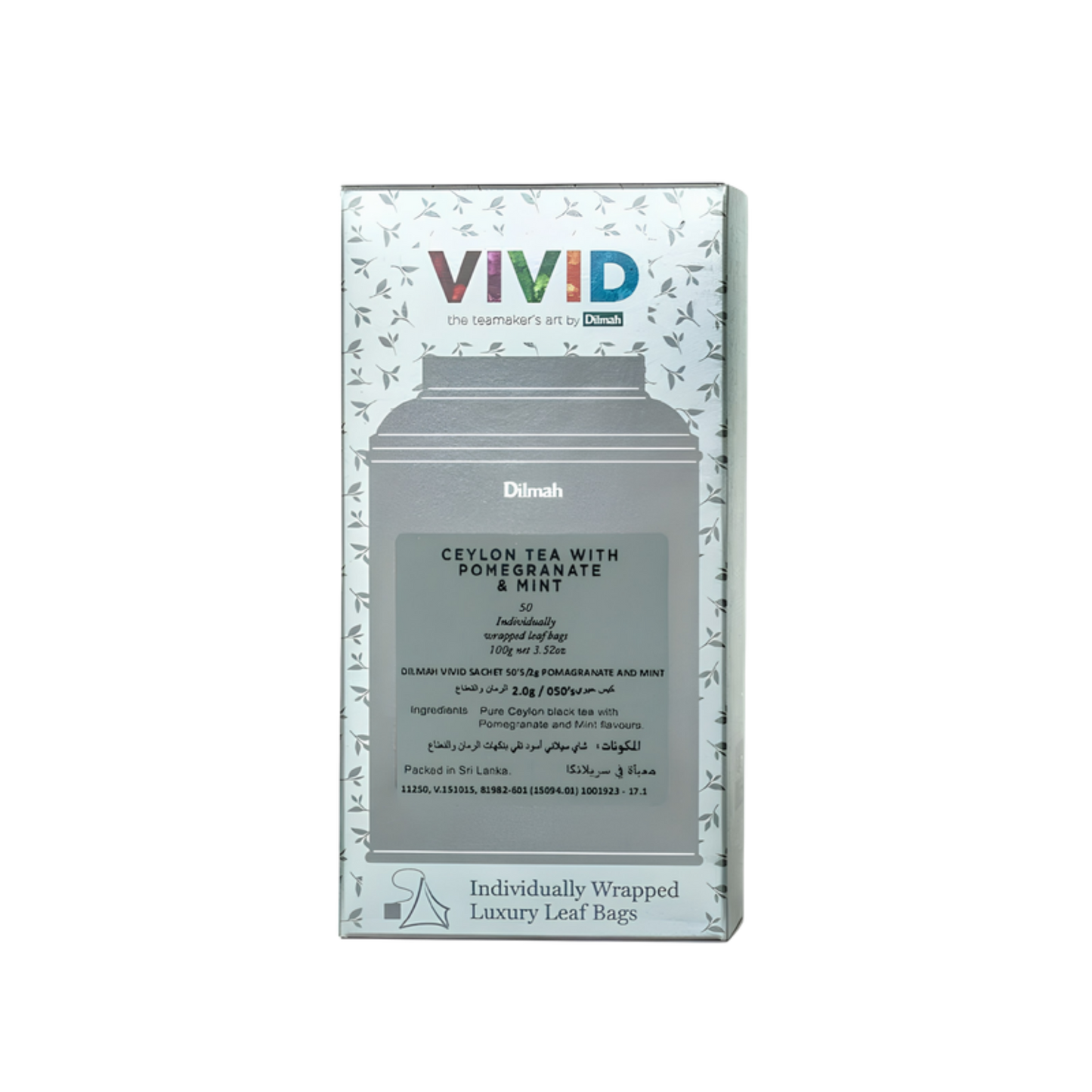 Dilmah Vivid Ceylon Tea with Pomegranate and Mint