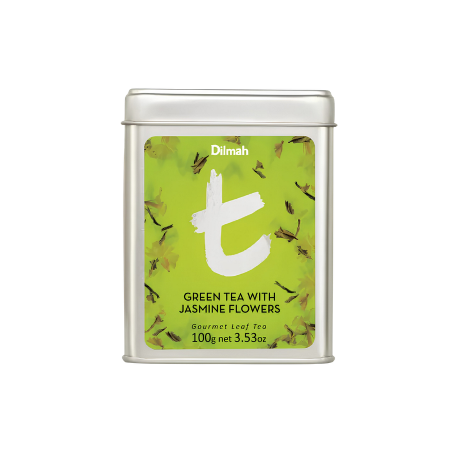 Dilmah t-Series Green Tea with Jasmine Flowers Tin Caddy