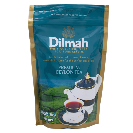 Dilmah Premium Ceylon Tea BOPF 400g Loose Black Tea Premium Stand Alone Pouch