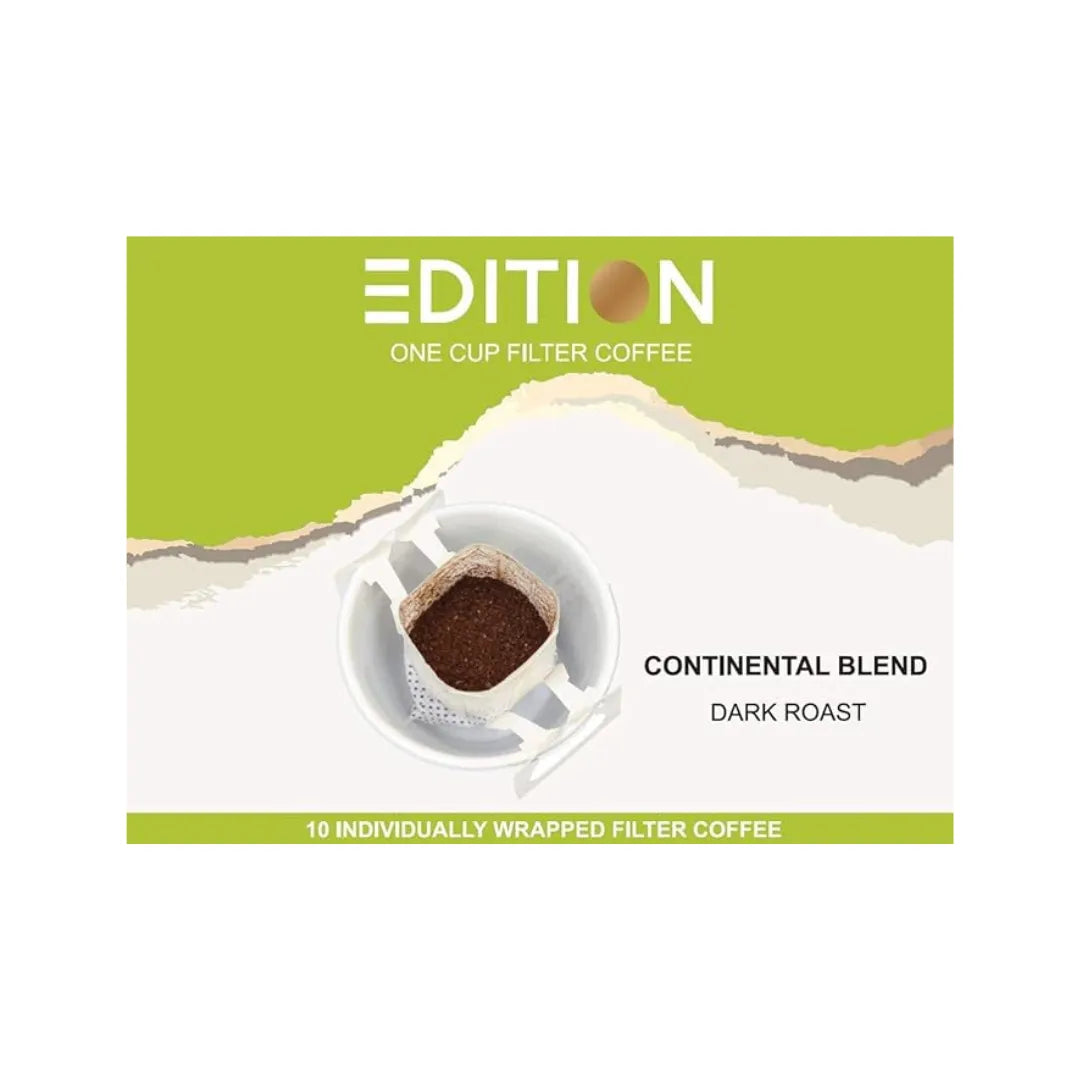 EDITION Continental Blend Dark Roast Single-Serve Drip Coffee 10 Sachets