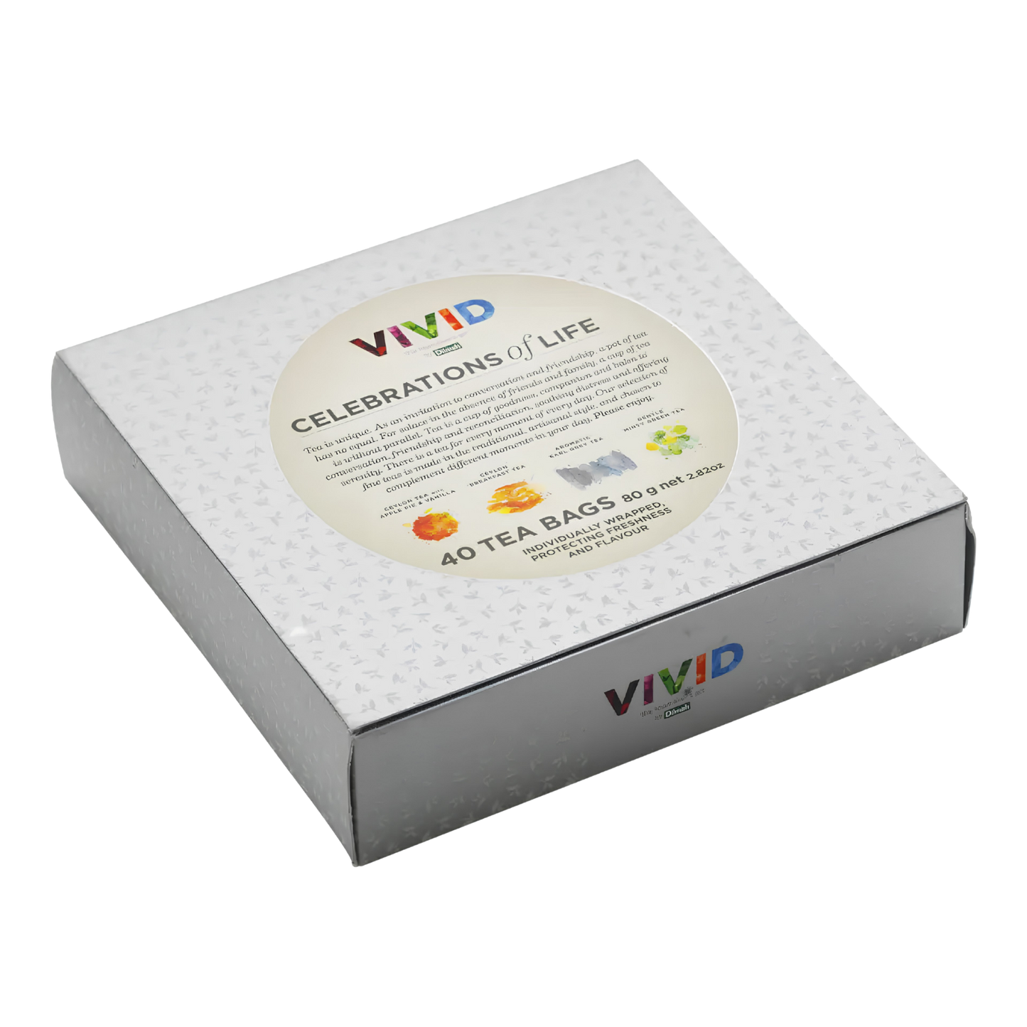 Vivid Celebrations Of Life Gift Pack 40 Enveloped Tea Bags
