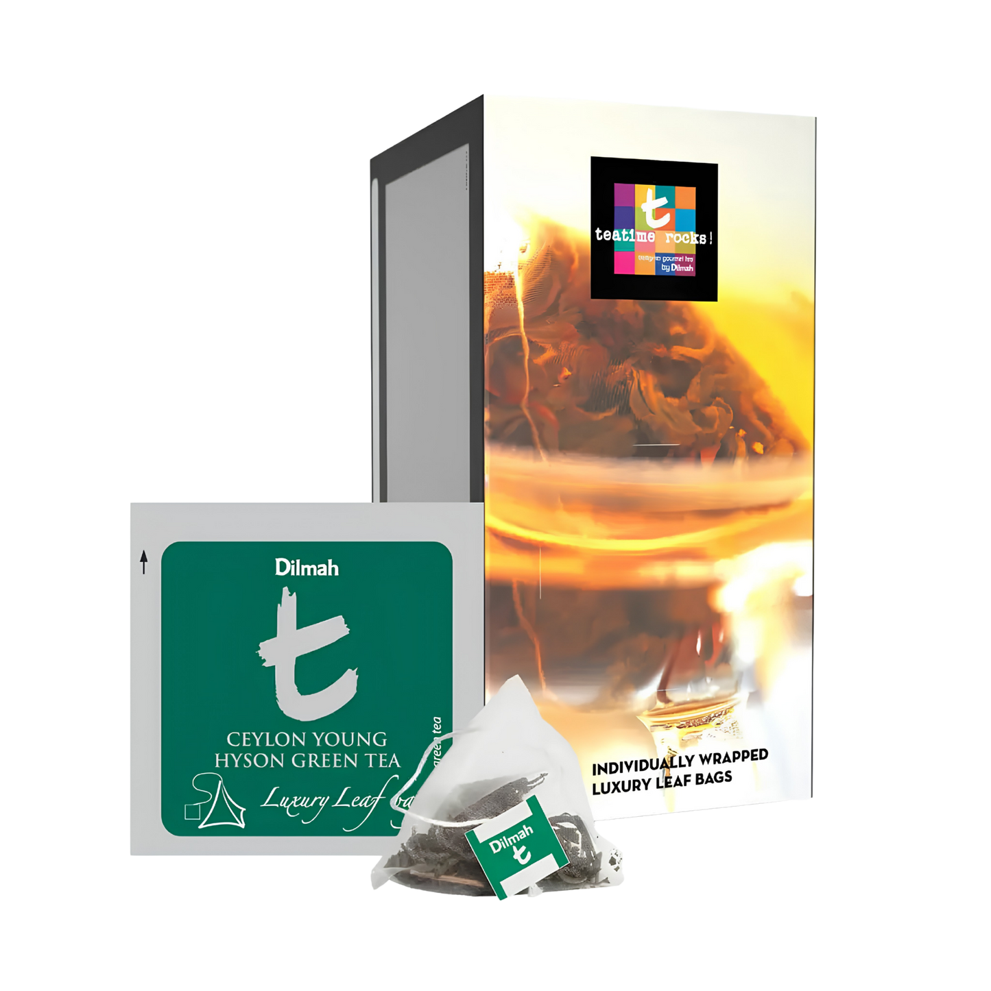 Dilmah Ceylon Young Hyson Green Tea 50 teabags (per pack)