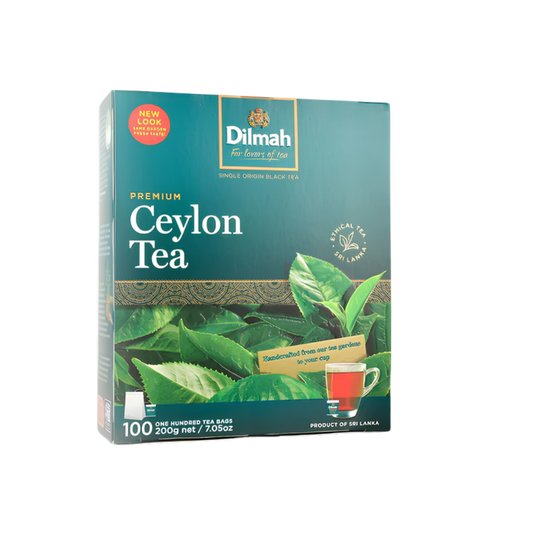 Premium Ceylon Black Tea-100 Tea Bags With Tag