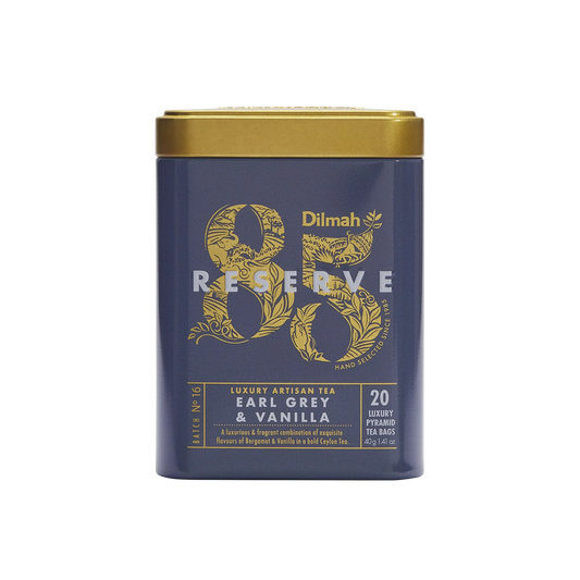 Dilmah 85 Reserve Earl Grey & Vanilla Tea Tin Caddy