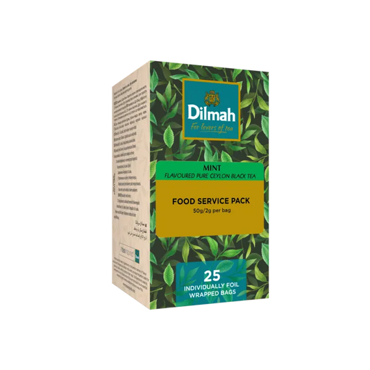 Dilmah Mint Ceylon Black Tea – 25 Teabags (per pack)