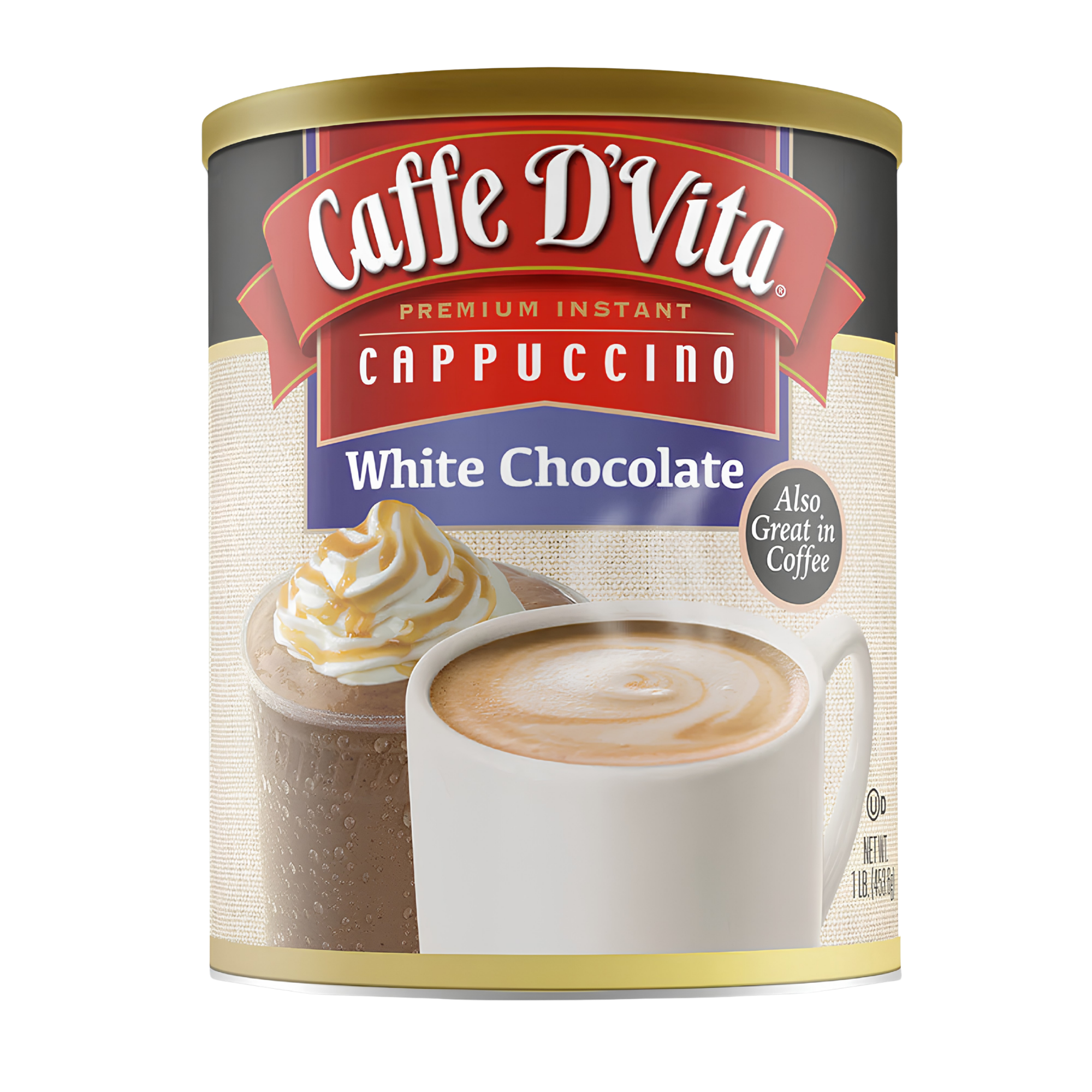 Caffe D’Vita White Chocolate Cappuccino 1lb