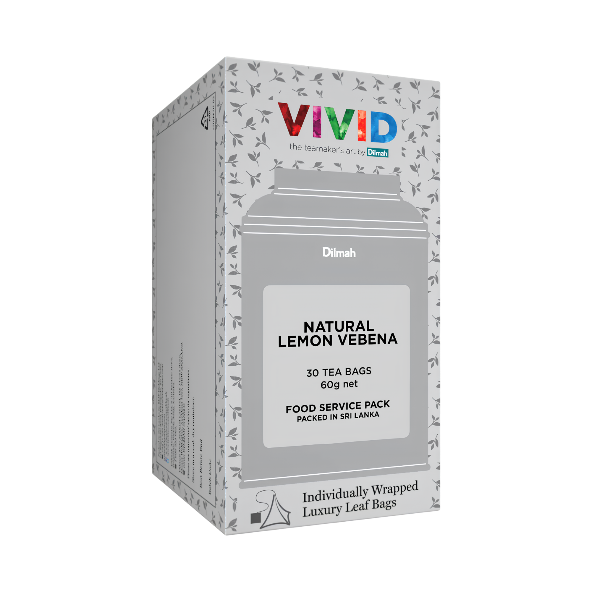 Dilmah Vivid Natural Lemon Verbena – 30 teabags
