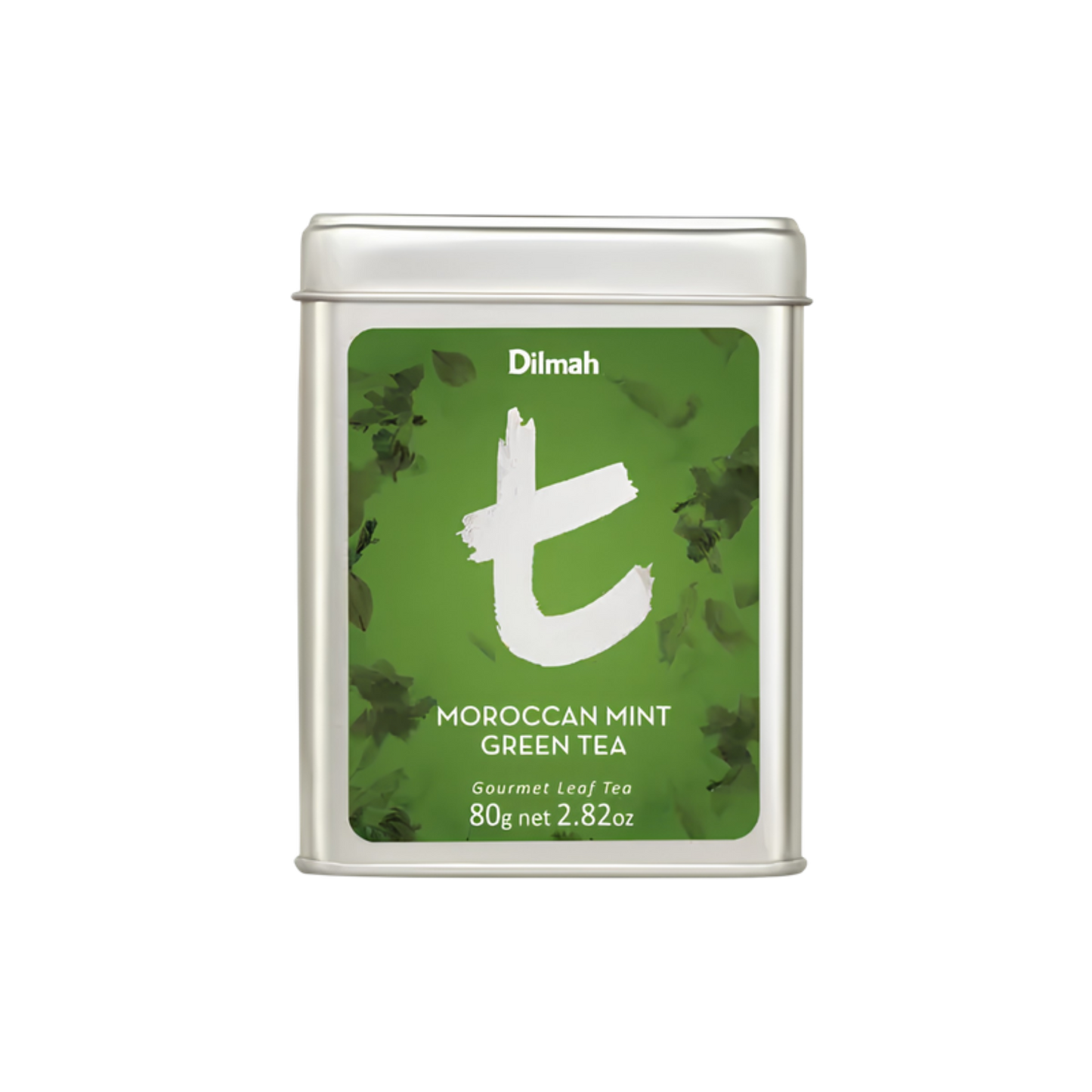 Dilmah t-Series Moroccan Mint Green Tea Tin Caddy