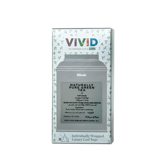 Dilmah VIVID Natural Pure Green Tea – 50 teabags