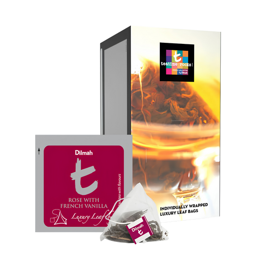 Dilmah t-Series Rose with French Vanilla Tea 50 teabags