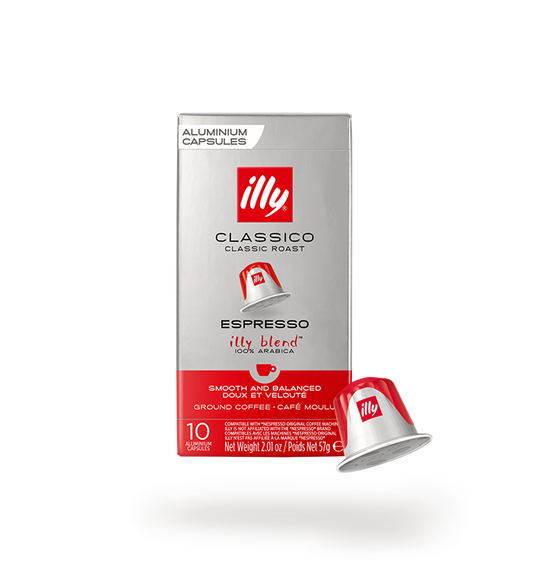 ILLY Espresso Classico Classic Roast  - 10 Aluminum Capsules