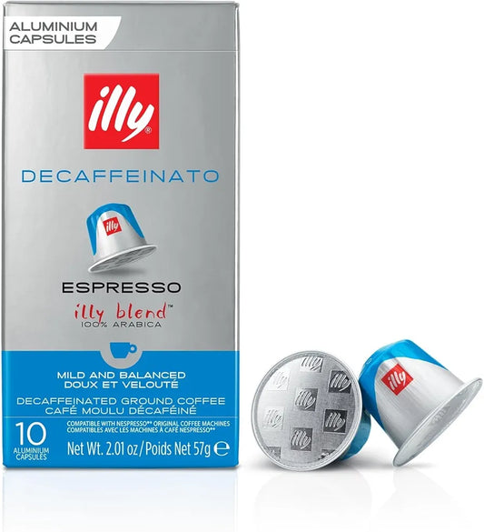 ILLY Espresso Decaffeinato - 10 Aluminum Capsules
