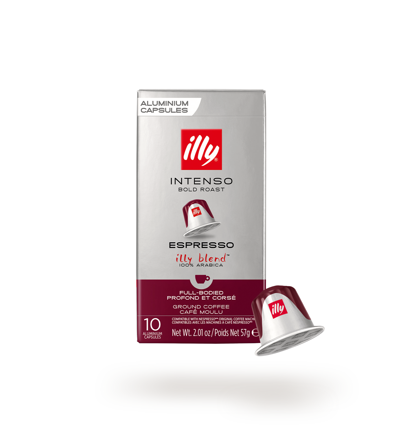 ILLY Espresso Intenso Bold Roast - 10 Aluminum Capsules