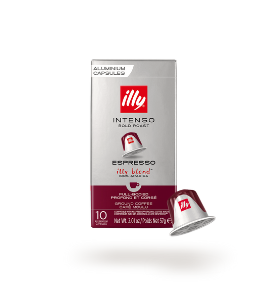 ILLY Espresso Intenso Bold Roast - 10 Aluminum Capsules