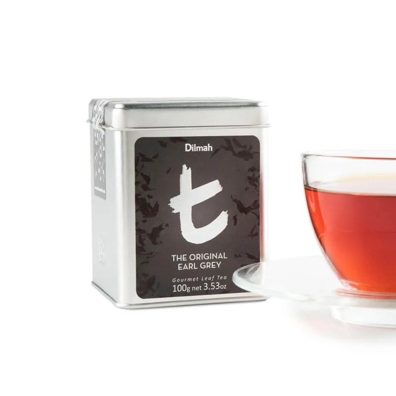 Dilmah t-Series The Original Earl Grey Ceylon Black Tea Tin Caddy