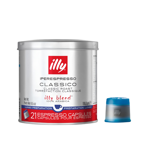 Illy Caffe Lungo Iperespresso Capsules, Medium Roast, 21 Capsules