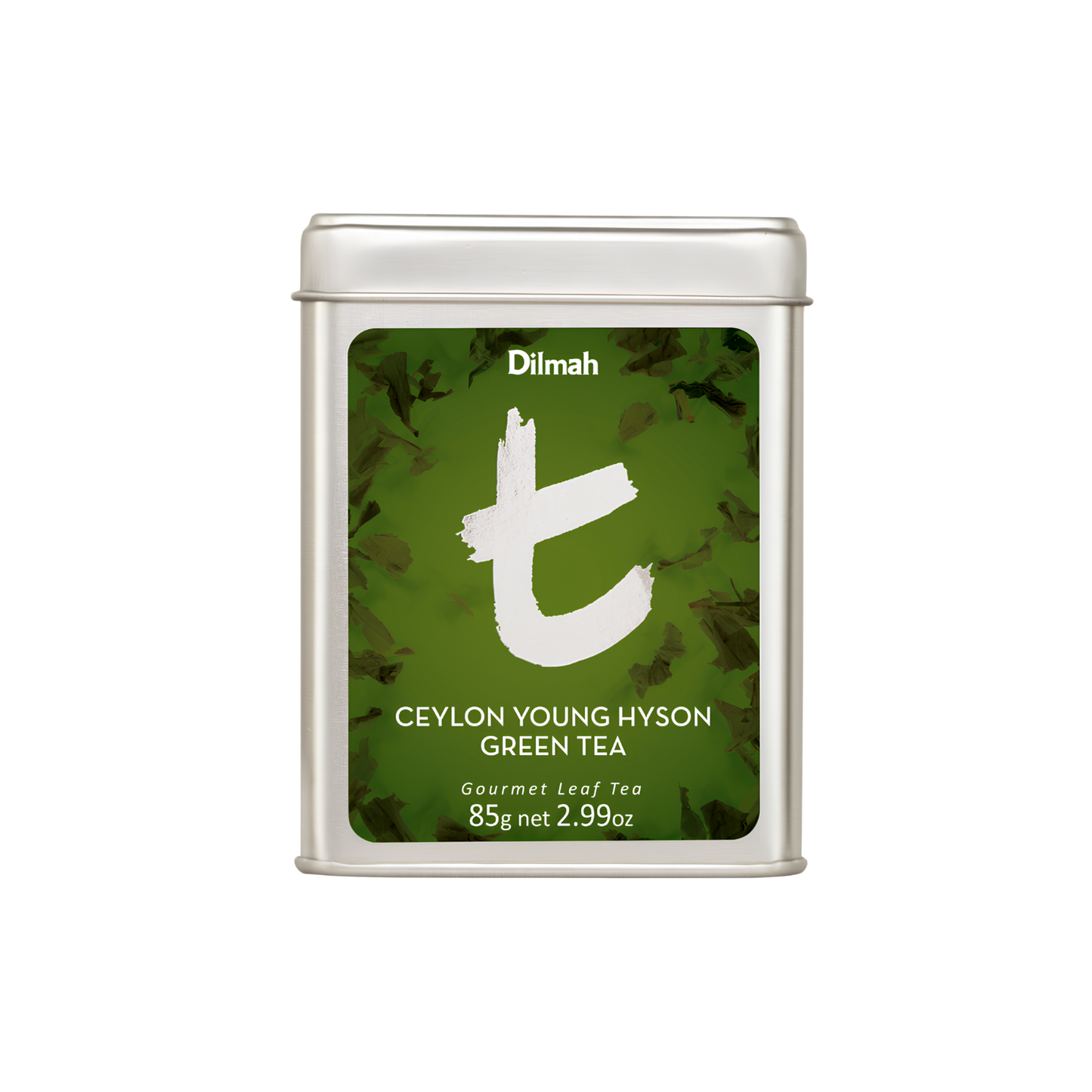 Dilmah t-Series Ceylon Young Hyson Green Tea Tin Caddy-85g (Tea Bags)