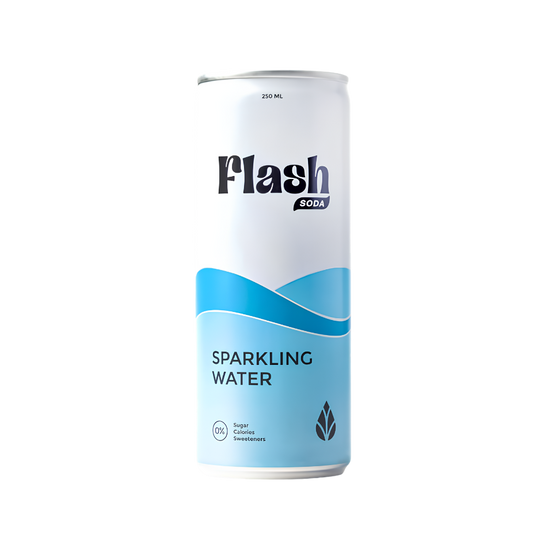 Flash Soda Sparkling Water 250ml - Per box 24pcs